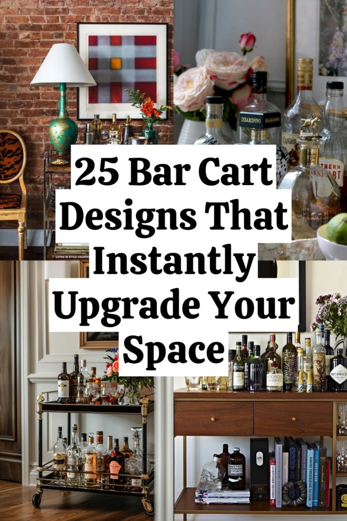 25 Stunning Bar Cart Ideas for a Magazine-Worthy Home