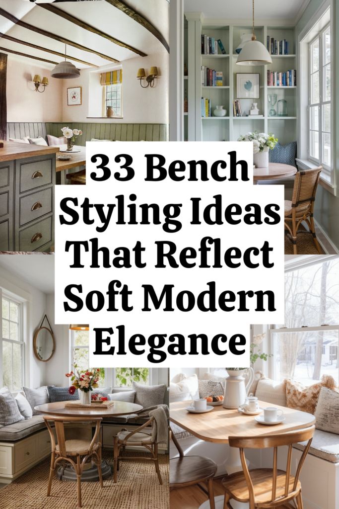 33 Bench Styling Secrets for Your Living Room