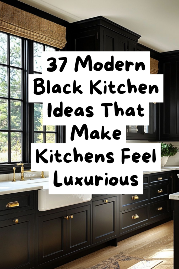 37 Ideas for a Black Kitchen That Works
