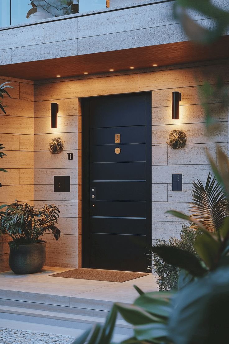 Modern Front Door Idea