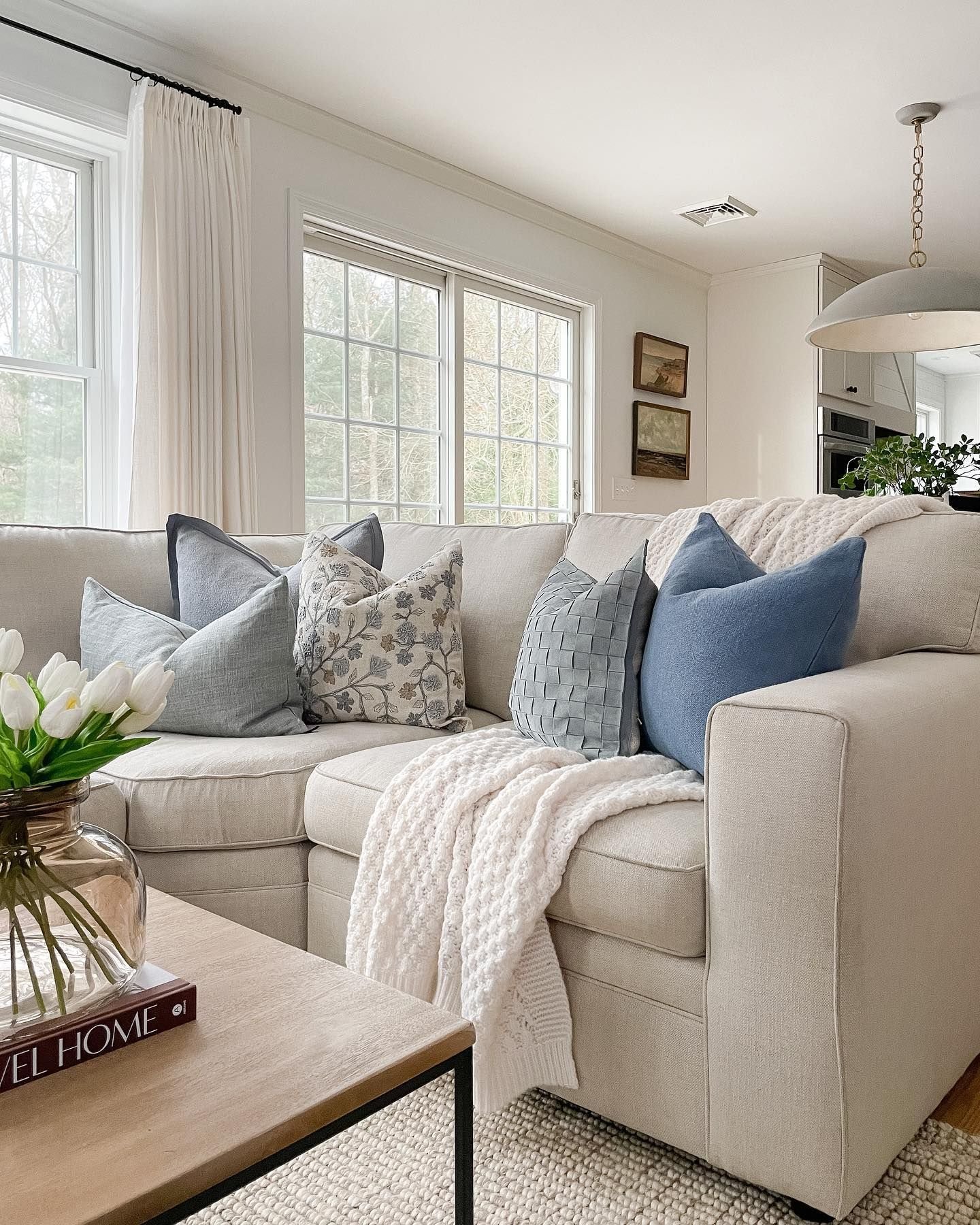 Sectional Living Room Styling